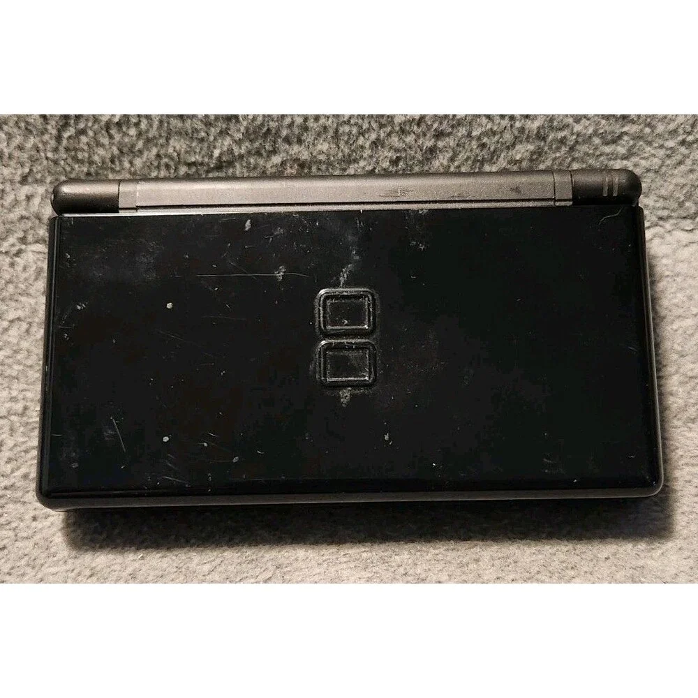 Nintendo DS Lite Console USG-001 No Charger - Onyx Black Tested